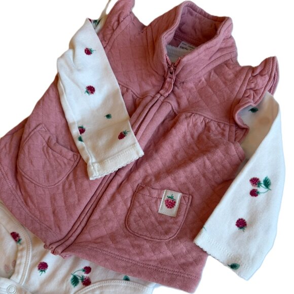 Adorable Baby Girl 5 Item Bundle Matching Sets - Picture 6 of 12